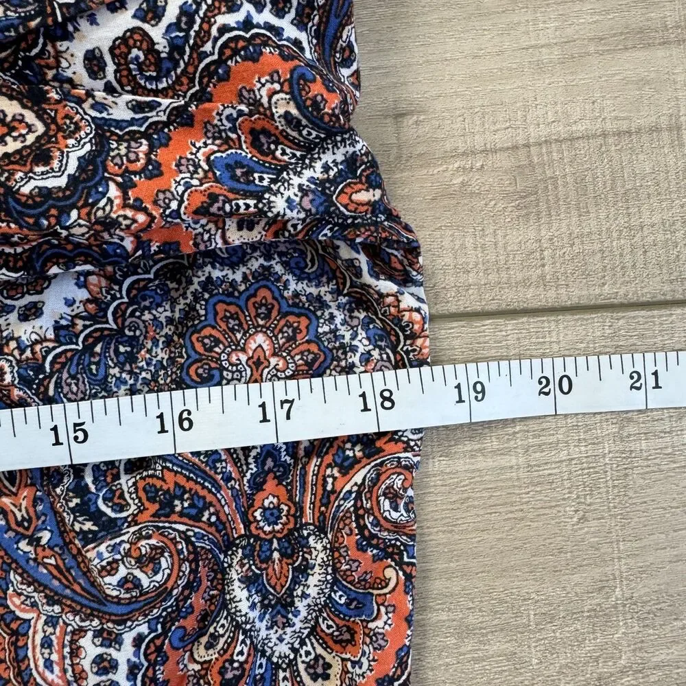 J. Crew The Perfect Shirt Paisley Size Small Long Sleeve Button Down Shirt